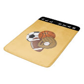 Sport-Ball-Bad-Matte Badematte (Schrägansicht)