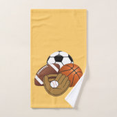 Sport-Ball-Badezimmer-Tuch-Set Badhandtuch Set (Handtuch)