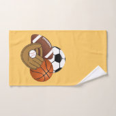 Sport-Ball-Badezimmer-Tuch-Set Badhandtuch Set (Handtuch)