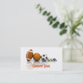 Sport/Ball-Visitenkarte Visitenkarte (Stehend Vorderseite)