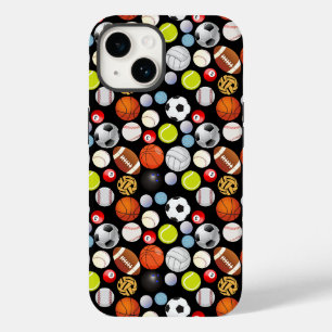 Sport Balls Muster Case-Mate iPhone 14 Hülle