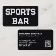 Sport Bar Custom QR