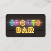 Sport Bar Custom QR Visitenkarte (Vorderseite)