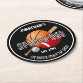 Sport Bar Football Baseball Basketball Untersetzer (Angewinkelt)