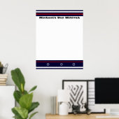 Sport Bar Mitzvah Sign in Board - NY Poster (Heimbüro)