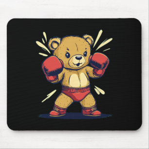 Sport Bärenoutfit für und Boxhandschuhe Liebhaber Mousepad