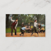 Sport - Baseball - Angriff 1921 Visitenkarte (Rückseite)