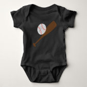 Sport - Baseball Baby Strampler (Vorderseite)