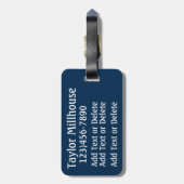 Sport - Baseball Gepäckanhänger (Rückseite vertikal)