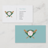 Sport - Baseball - Geschäft Visitenkarte (Vorne/Hinten)