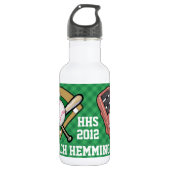 Sport - Baseball - SRF Edelstahlflasche (Vorderseite)