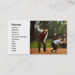 Sport - Baseball - Streik einer 1921 Visitenkarte