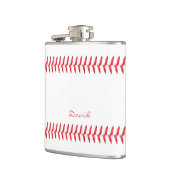 Sport-Baseball-Themed genähte Name-Flasche Flachmann (Links)
