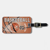 Sport Basketball 🏀 | DIY Text Gepäckanhänger (Vorderseite horizontal)