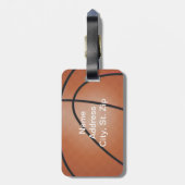 Sport Basketball 🏀 | DIY Text Gepäckanhänger (Rückseite vertikal)