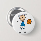Sport-Basketball-Knopf Button (Vorne & Hinten)