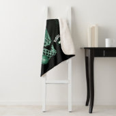 Sport Basketball - Schwarz und Grün Sherpadecke (Beispiel)