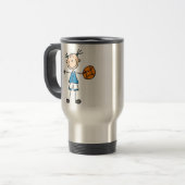 Sport-Basketball-Tasse Reisebecher (Vorderseite Links)