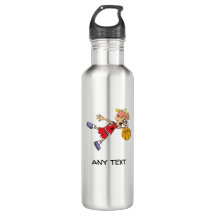 Sport Basketballspieler Wasserflasche