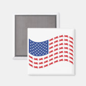 sPORT-bIKE-fLAG-wAVE Magnet (Vorderseite/Rückseite)