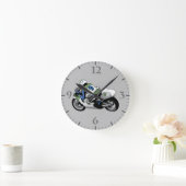 Sport Bike Motorrad Runde Wanduhr (Zuhause)