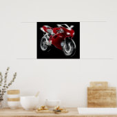 Sport Bike Racing Motorrad Poster (Küche)