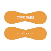 Sport Birthday gift idea custom name text orange Baseball (Paneele)