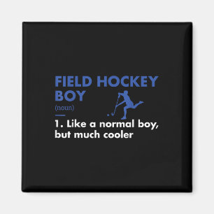 Sport Boy Definition Feldhockey Magnet