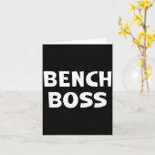 Sport-Cheftrainer Manager Karte (Gelbe Blume)