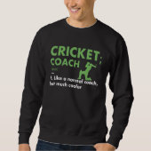 Sport Coach Definition Cricket Sweatshirt (Vorderseite)