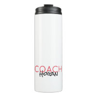 Sport COACH NAME Team Farben Red Black Respect