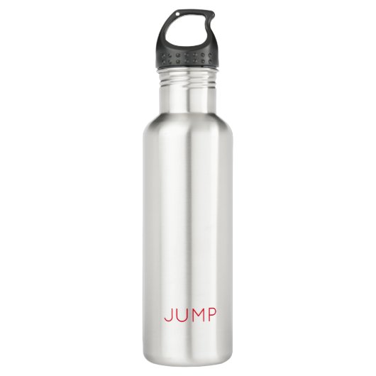 Sport Custom JUMP Red Team Spirit Edelstahlflasche (Vorderseite)