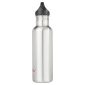 Sport Custom Red THROW Team Spirit Edelstahlflasche (Rechts)