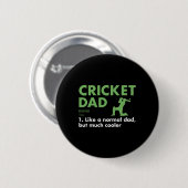 Sport Dad Definition Cricket Button (Vorne & Hinten)