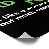 Sport Dad Definition Cricket Poster (Ecke)