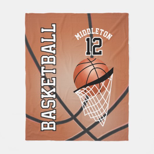 🏀 Sport Design Fleecedecke (Vorderseite)