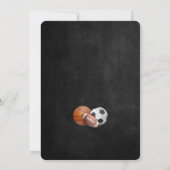 Sport - Einladungen zum Geburtstag (Rückseite)