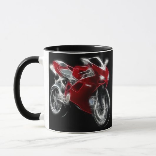 Sport-Fahrrad, das Motorrad läuft Tasse (Links)