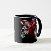 Sport-Fahrrad, das Motorrad läuft Tasse (VorderseiteRechts)