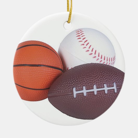 Sport Fan Gift Idea Sports Players Christmas Xmas Keramik Ornament (Vorne)