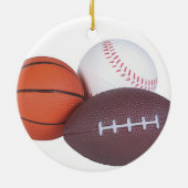 Sport Fan Gift Idea Sports Players Christmas Xmas Keramik Ornament (Hinten)