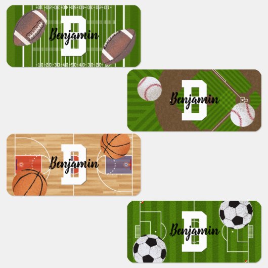 Sport Fans Kinderkleidung Etiketten (Gruppe)