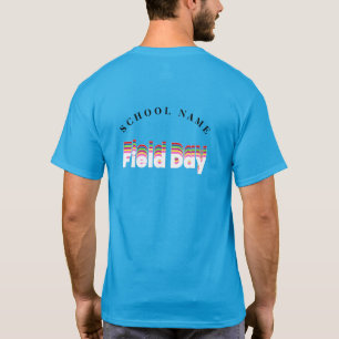 Sport Feldtag Rot-grüne gelbe Farbe Team T-Shirt