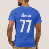 Sport Field Day Blue Team Chef Stand Squad T-Shirt (Rückseite)