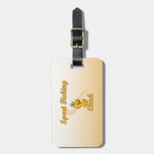 Sport Fischen Gepäckanhänger (Vorderseite vertikal)