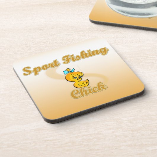 Sport Fischen Getränkeuntersetzer (Linke Seite)