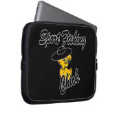 Sport Fischen Laptopschutzhülle (Vorne Rechts)