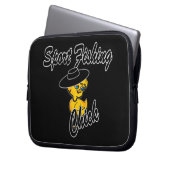 Sport Fischen Laptopschutzhülle (Vorderseite Links)