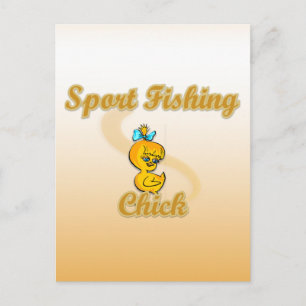 Sport Fischen Postkarte