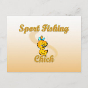 Sport Fischen Postkarte